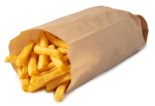 Family bag of french fries for four persons